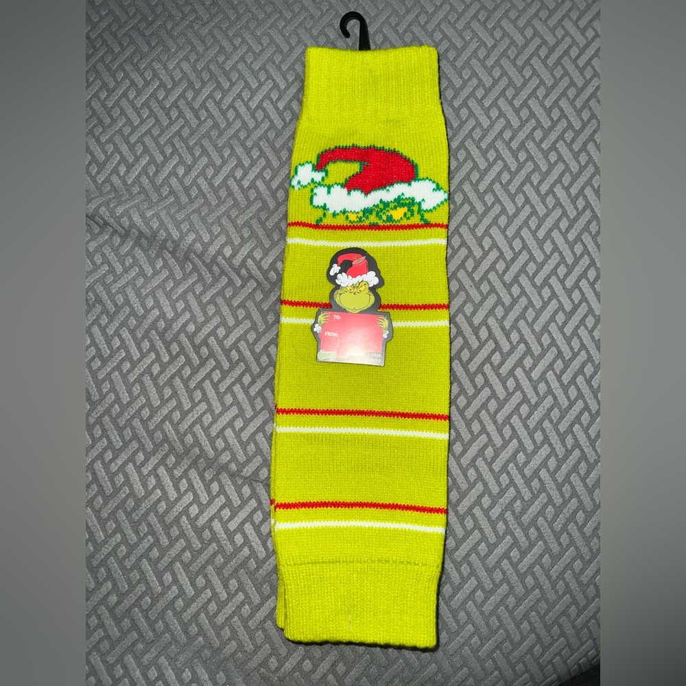 Green Grinch Christmas Leg Warmers